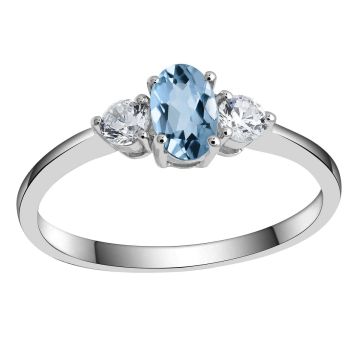 Bague Topaze Et  Oxydes
