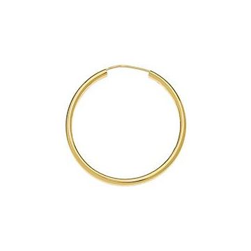 Créoles Flexible Fil Rond 2mm Ext.25