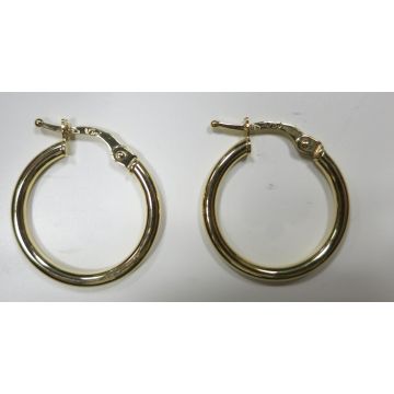 Créoles Fil Rond 2 Mm Int 14Mm