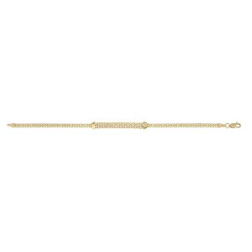 Bracelet Maille Forcat 2/4 Rangs