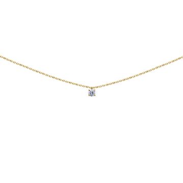 Collier Oxydes De Zirconium 4 Griffes 4Mm