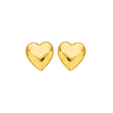 Boucles D'Oreilles Bouton Coeur