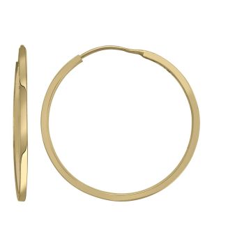 Créoles Fil Carre Diamètre 20mm