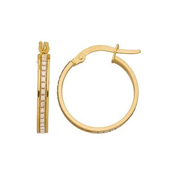 Créoles 2.5Mm Int 15Mm Glitter Damie