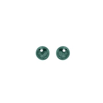 Boucles D'Oreilles Bouton Hematite 4 Mm