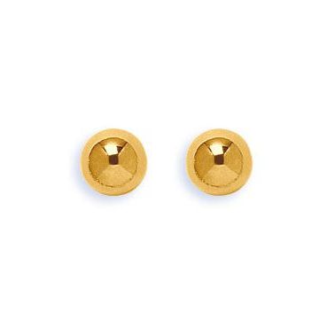 Boucles D'oreilles Boule 7mm Poussette Silicone