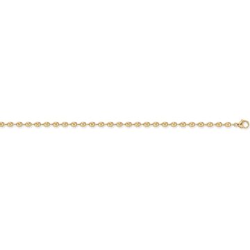 Collier Grain De Cafe Creux 4 Mm