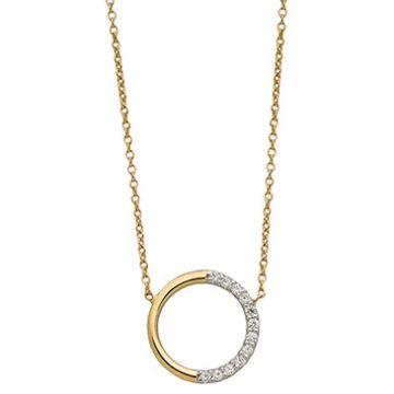 Collier Anneau Oz Oj Rhodie - Ri 42Cm