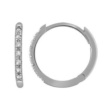 Mini Créoles Diamants