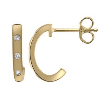 Mini Créoles Diamants