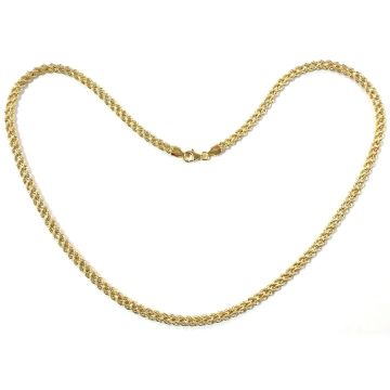 Collier 2 Rangs Corde 4Mm