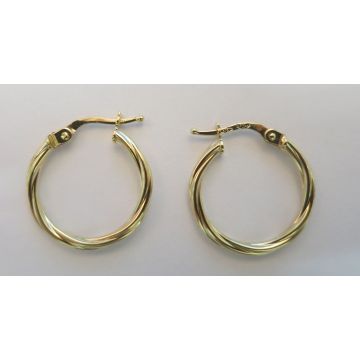 Créoles Torsadee Fil 2Mm Int.15Mm