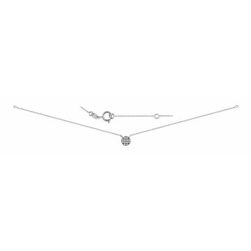 Collier or 375 millièmes oxyde de zirconium