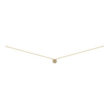 Collier or 375 millièmes oxyde de zirconium