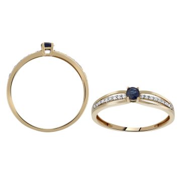 Bague Bicolore Oxyde De Zirconium Sa