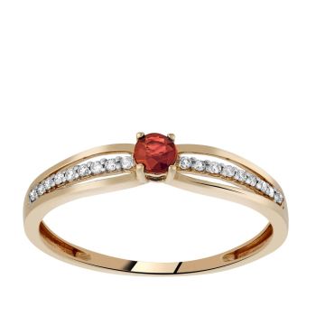 Bague Bicolore Oxyde De Zirconium Ru