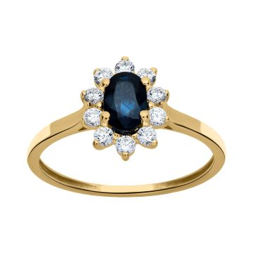 Bague Margerite Oxyde De Zirconium Sa