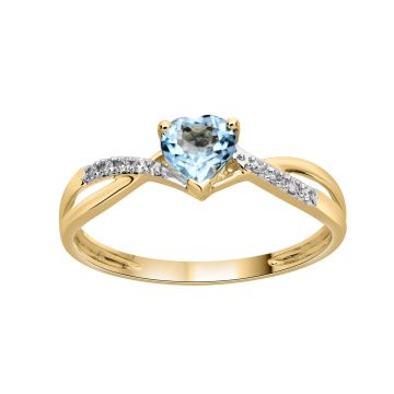 Bague Topaze Oxyde De Zirconium