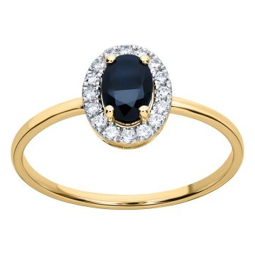Bague Saphir Oxyde De Zirconium