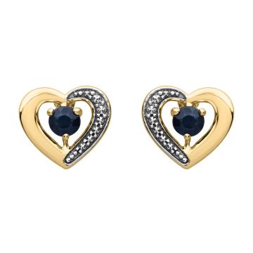 Boucles D'oreilles Saphir
