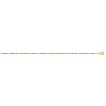 Collier Singapour Or Creux 2.4Mm