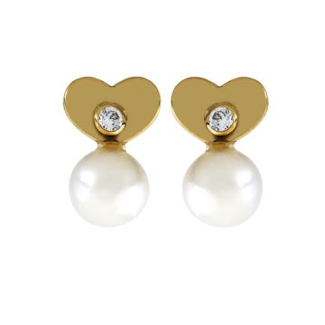 Boucles D'Oreilles Vis Coeur Oz+Pc