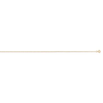 Collier Gourmette Cheval Limee 1.0 Mm