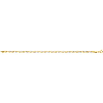 Collier Herring Bone Bic 3 Fils Tresse