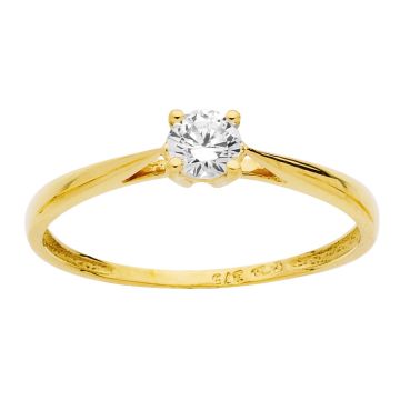 Bague Solitaire Oz 4Mm 4 Griffes