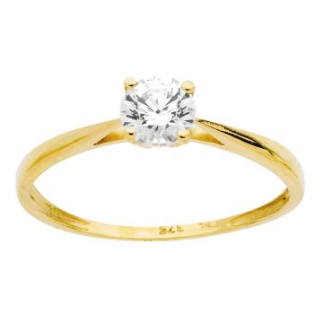 Bague Solitaire Oz  5Mm 4 Griffes