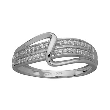 Bague Croisee 2 Rangs Oz Og