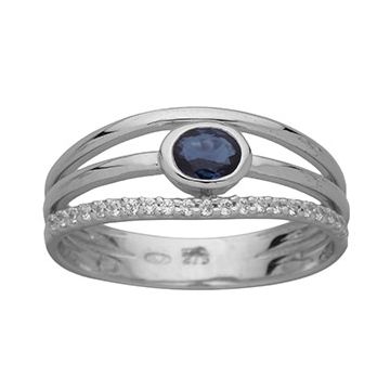 Bague Saphir Ovale 5X4 0.50Ct Oz Og
