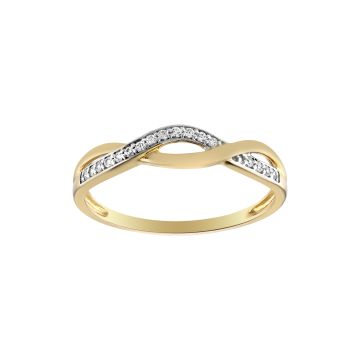 Bague Croisee Vague Oz Oj Rhodie