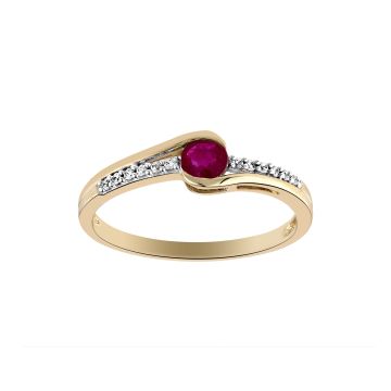 Bague Bic Rubis 3.8Mm Oz