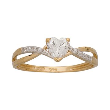 Bague Oz Croisee Coeur Oz