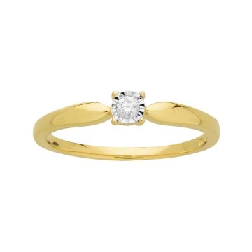 Bague Bic Pastille Dt 0.08Ct