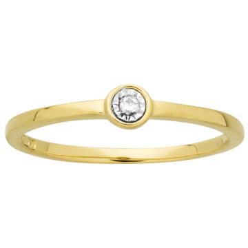 Bague Bic Pastille Dt 0.02Ct