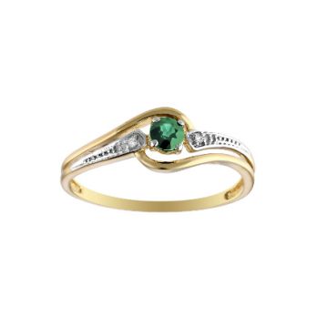 Bague Emeraude Rond 3.5Mm Oz
