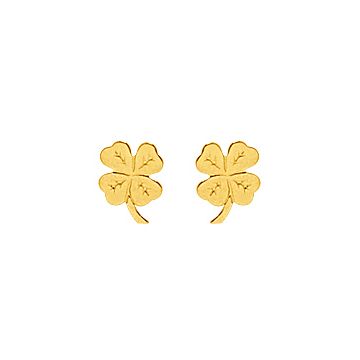 Boucles d'oreilles puces or 750 millièmes