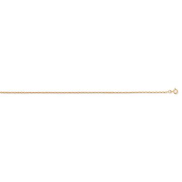 Collier Gourmette Cheval Limee 1.4 Mm