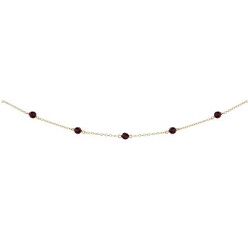 Collier Forcat Clair Et 9 Grenats