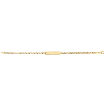 Bracelet Identité Junior Plaque Rectangle Diam.Biseau