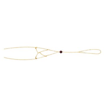 Parure Main Forcat Clair & Grenat