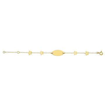 Gourmette à graver or 750 millièmes