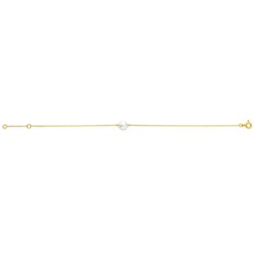 Bracelet or 750 millièmes perle de culture