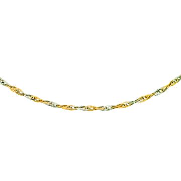Collier or 750 millièmes Maille forçat