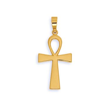 Pendentif Tout Or Croix Egyptienne