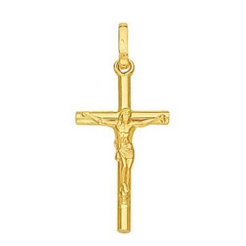 Pend Croix & Christ Fil Rond (Pm)