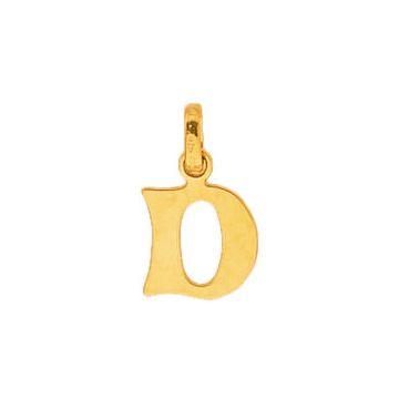 Pendentif Decoupe Lettre D