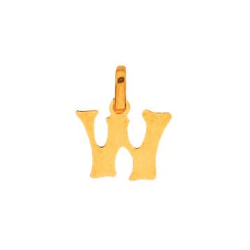 Pendentif Decoupe Lettre W